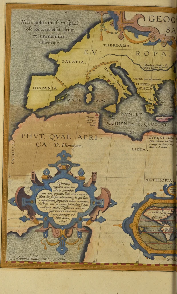 An illustration from Theatrvm orbis terrarvm, 1603, leaf 529