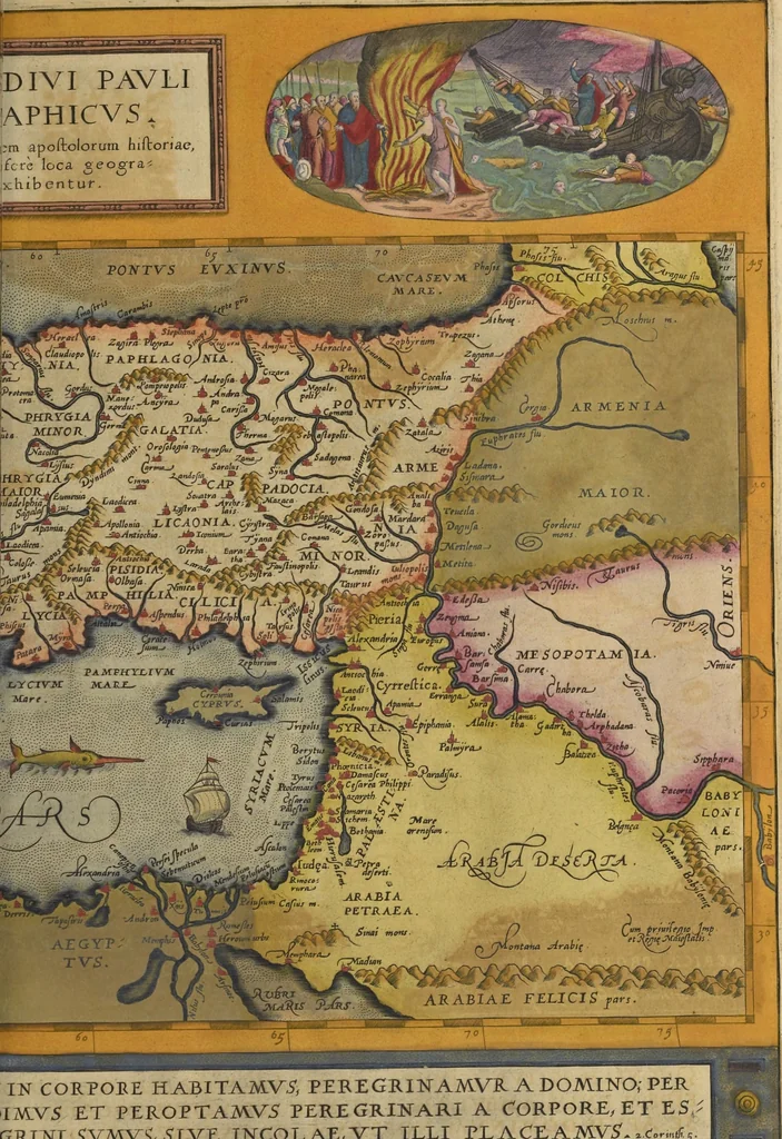 An illustration from Theatrvm orbis terrarvm, 1603, leaf 542