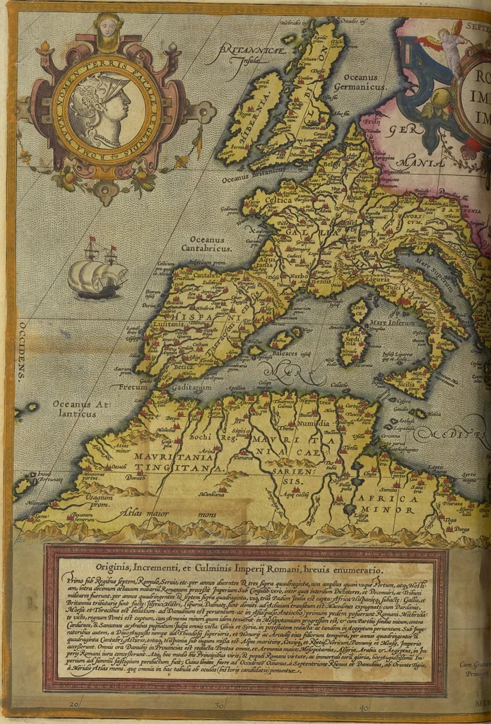 An illustration from Theatrvm orbis terrarvm, 1603, leaf 553