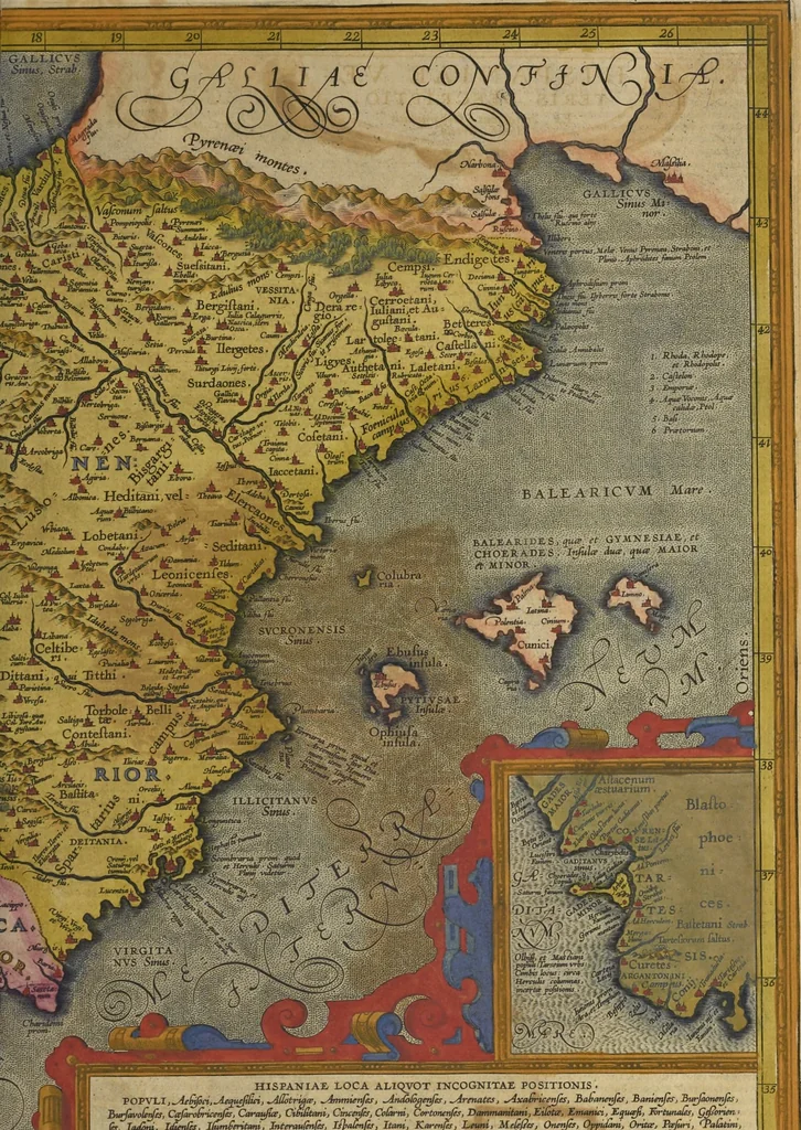 An illustration from Theatrvm orbis terrarvm, 1603, leaf 566