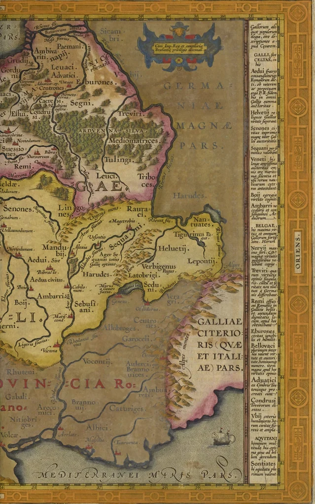 An illustration from Theatrvm orbis terrarvm, 1603, leaf 576