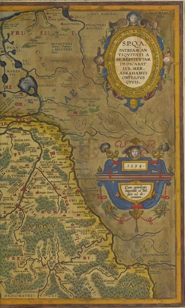 An illustration from Theatrvm orbis terrarvm, 1603, leaf 580
