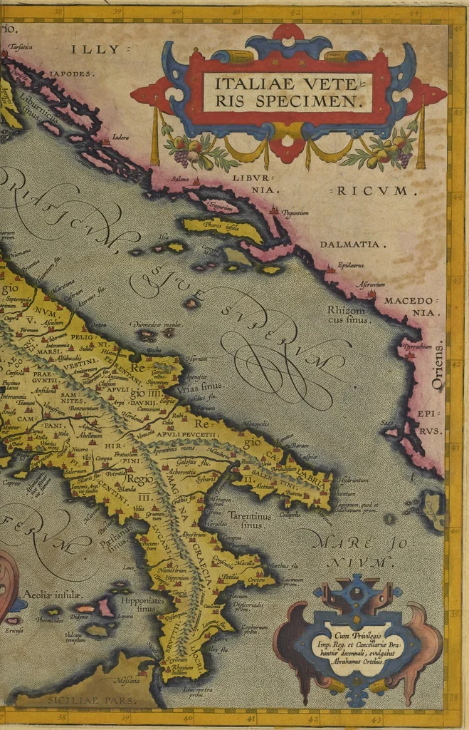 An illustration from Theatrvm orbis terrarvm, 1603, leaf 602