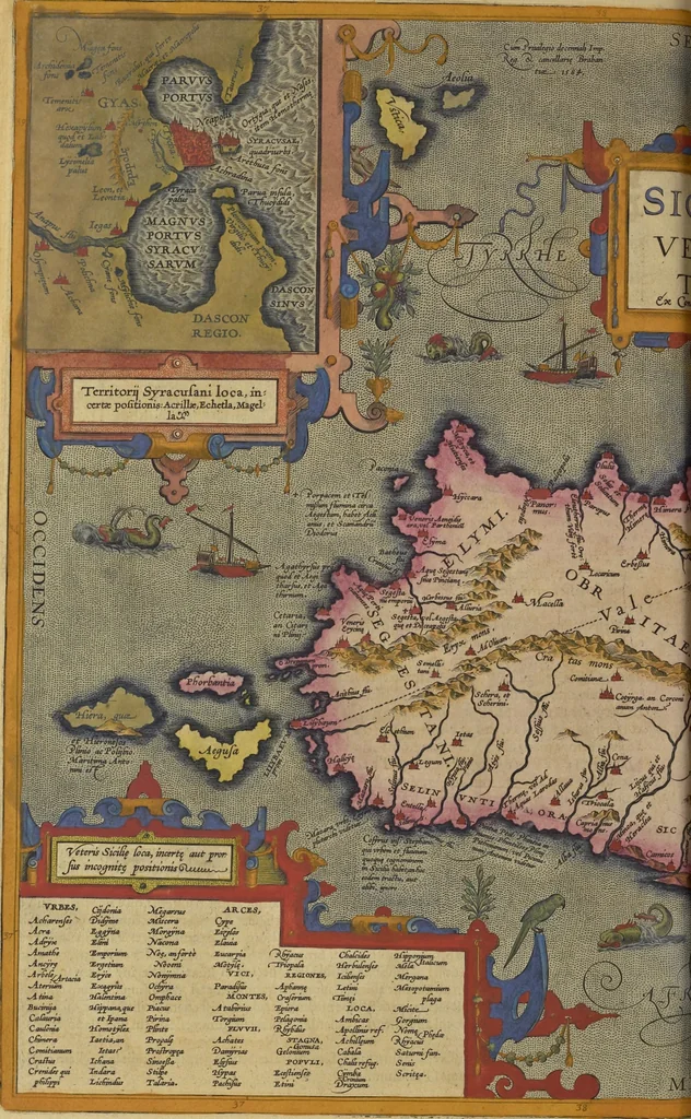An illustration from Theatrvm orbis terrarvm, 1603, leaf 621