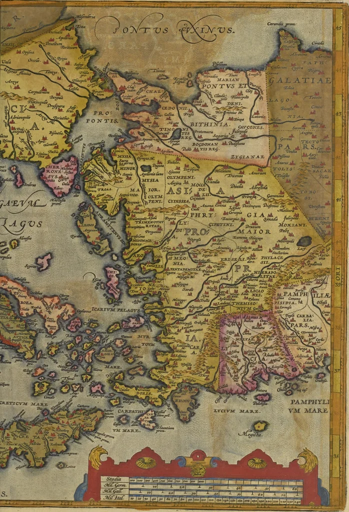 An illustration from Theatrvm orbis terrarvm, 1603, leaf 638