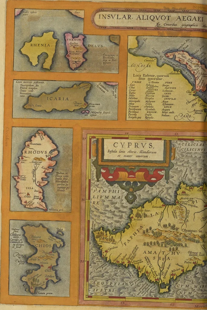 An illustration from Theatrvm orbis terrarvm, 1603, leaf 641