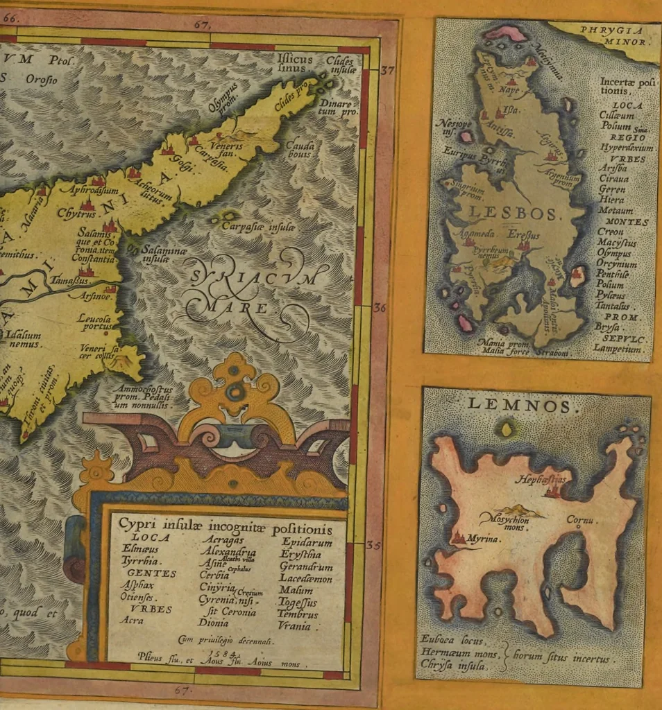 An illustration from Theatrvm orbis terrarvm, 1603, leaf 642