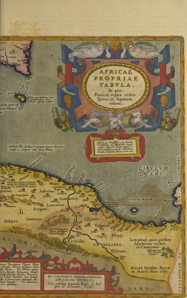 An illustration from Theatrvm orbis terrarvm, 1603, leaf 650
