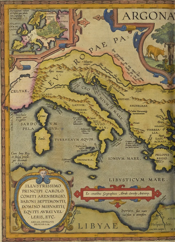 An illustration from Theatrvm orbis terrarvm, 1603, leaf 669