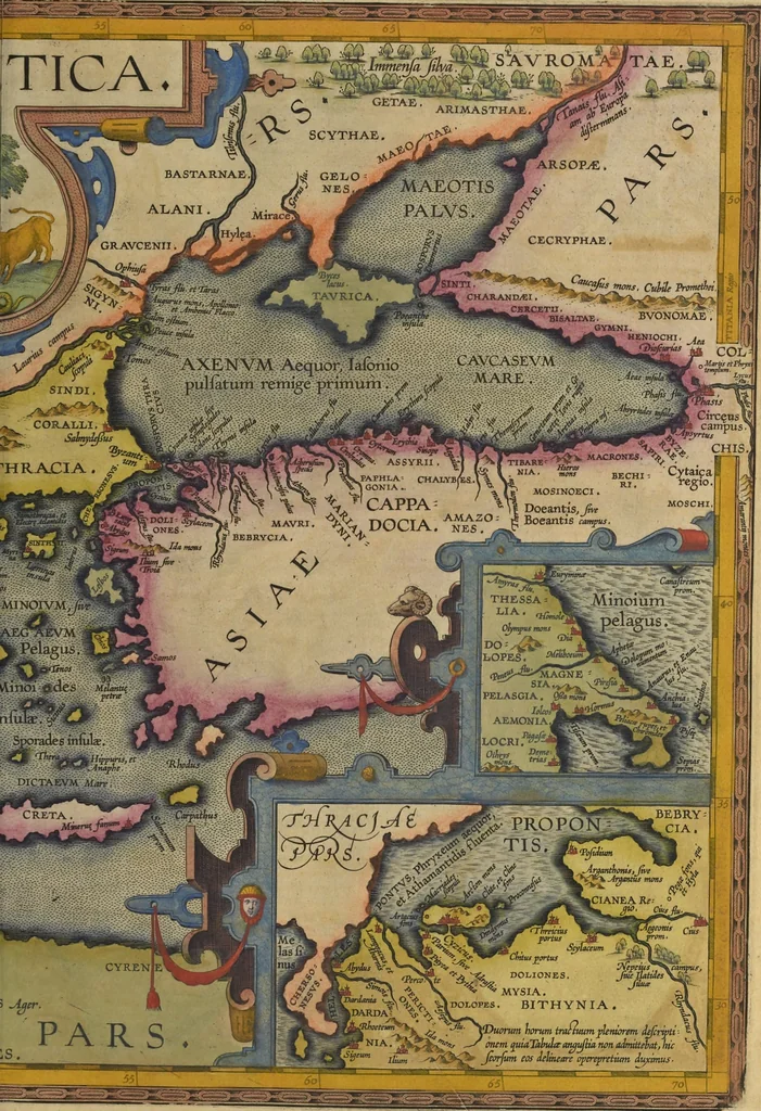 An illustration from Theatrvm orbis terrarvm, 1603, leaf 670
