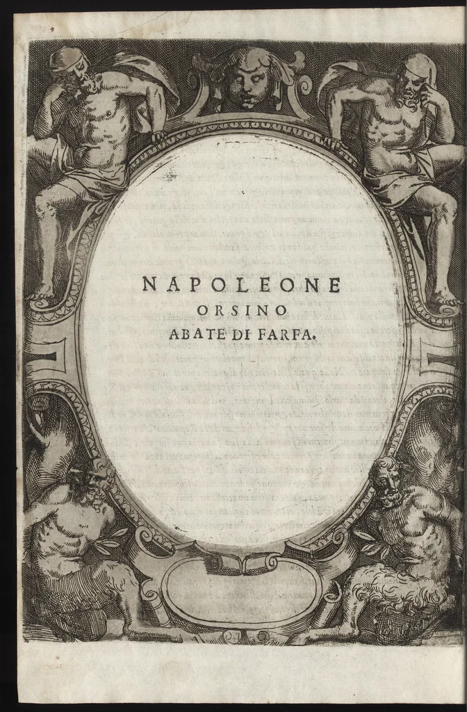 An illustration from L'historia di casa Orsina, 1565, leaf 479