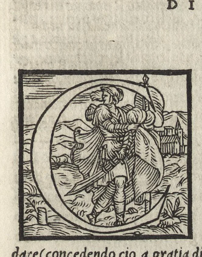 An illustration from Della geneologia de gli dei di m. Giovanni Boccaccio libri qvindeci : ne' quali si tratta dell'origine, & discendenza di tutti gli dei de' gentili : con la spositione, & sensi allegorici delle fauole & con la dichiaratione dell'historie appartenenti a detta materia, 1564, leaf 360