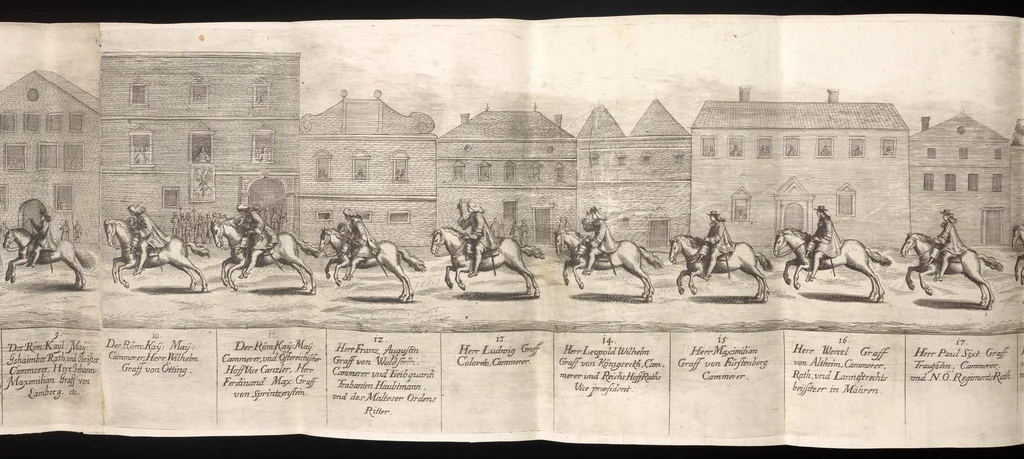 An illustration from [Publications relating to the wedding of Leopold I, Holy Roman Emperor, and Margarita Teresa, Infanta of Spain], 1666, leaf 119