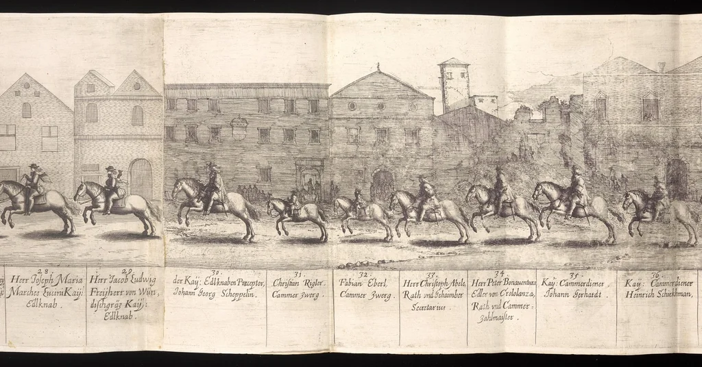 An illustration from [Publications relating to the wedding of Leopold I, Holy Roman Emperor, and Margarita Teresa, Infanta of Spain], 1666, leaf 121