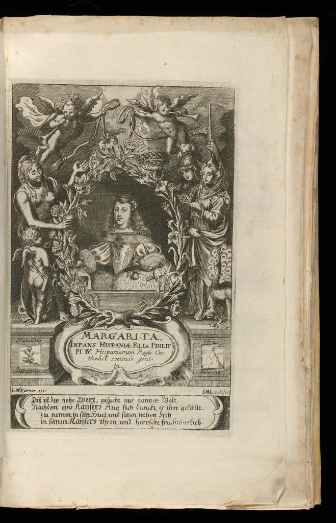 An illustration from [Publications relating to the wedding of Leopold I, Holy Roman Emperor, and Margarita Teresa, Infanta of Spain], 1666, leaf 124