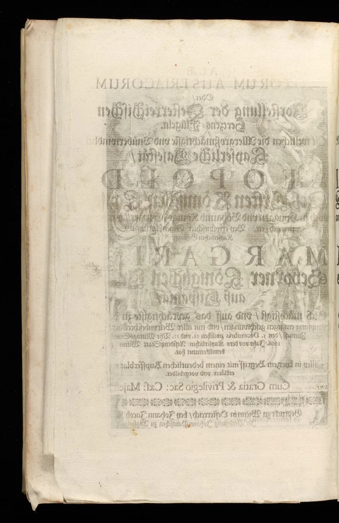 An illustration from [Publications relating to the wedding of Leopold I, Holy Roman Emperor, and Margarita Teresa, Infanta of Spain], 1666, leaf 125