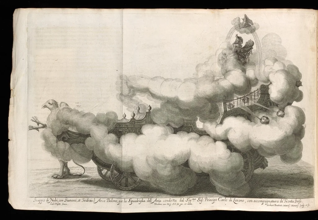 An illustration from [Publications relating to the wedding of Leopold I, Holy Roman Emperor, and Margarita Teresa, Infanta of Spain], 1666, leaf 25
