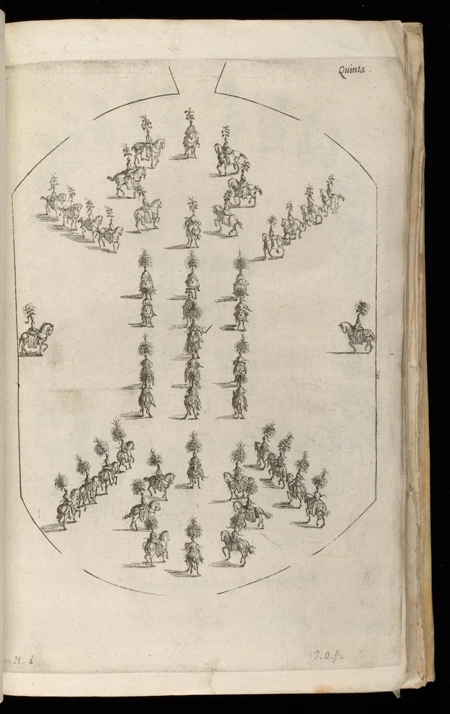 An illustration from [Publications relating to the wedding of Leopold I, Holy Roman Emperor, and Margarita Teresa, Infanta of Spain], 1666, leaf 94