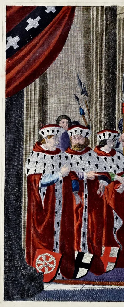 An illustration from Blyde inkomst der allerdoorluchtighste koninginne, Maria de Medicis, t' Amsterdam, 1639, leaf 107