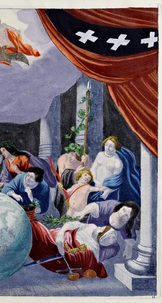 An illustration from Blyde inkomst der allerdoorluchtighste koninginne, Maria de Medicis, t' Amsterdam, 1639, leaf 124