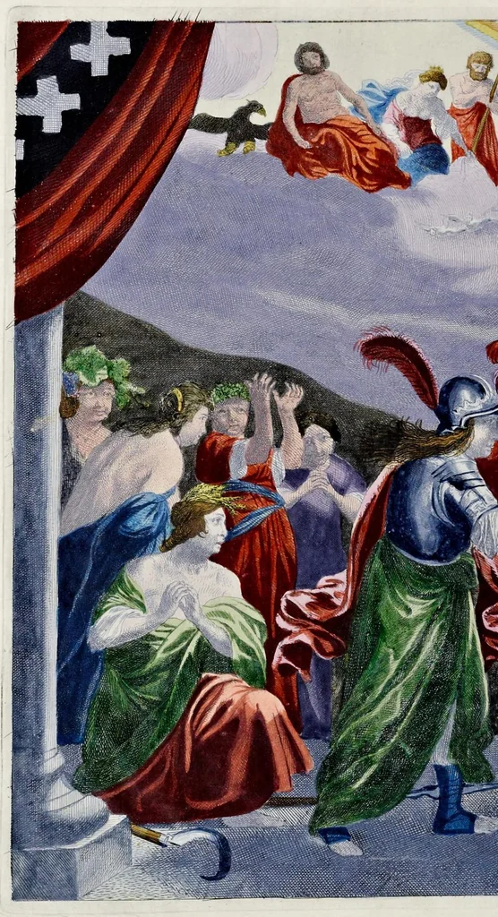 An illustration from Blyde inkomst der allerdoorluchtighste koninginne, Maria de Medicis, t' Amsterdam, 1639, leaf 127