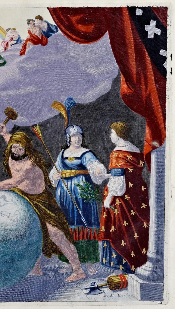 An illustration from Blyde inkomst der allerdoorluchtighste koninginne, Maria de Medicis, t' Amsterdam, 1639, leaf 128