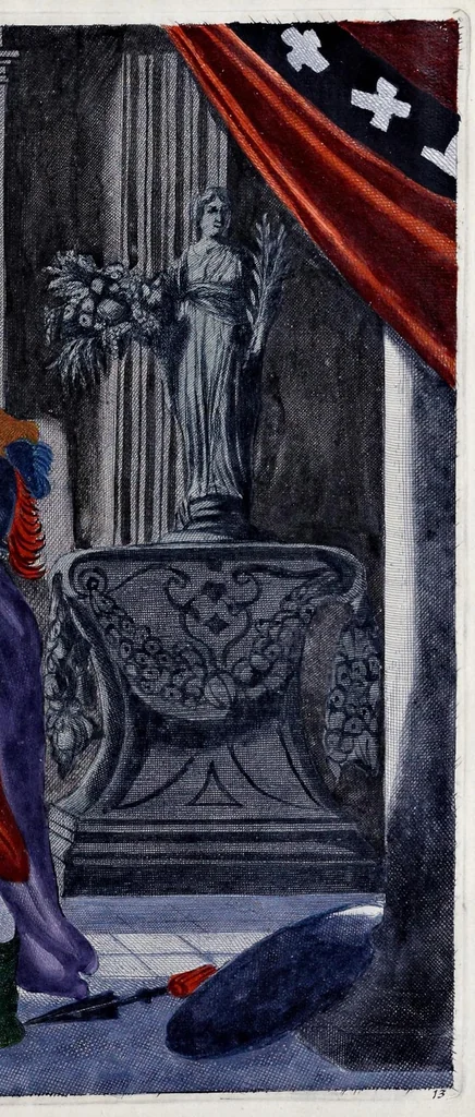 An illustration from Blyde inkomst der allerdoorluchtighste koninginne, Maria de Medicis, t' Amsterdam, 1639, leaf 132