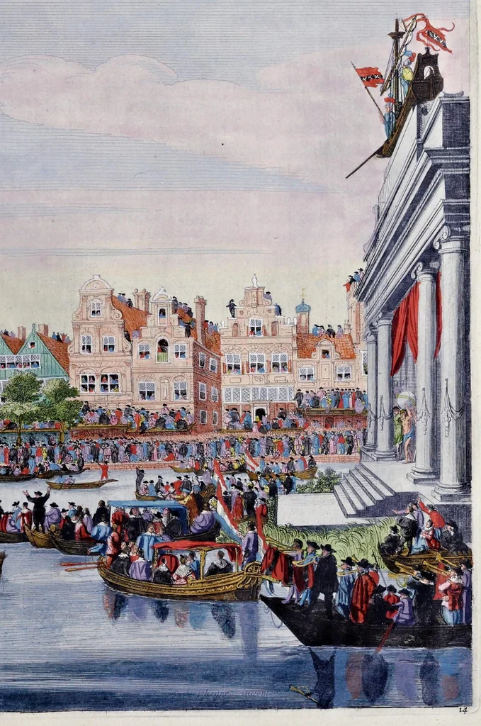 An illustration from Blyde inkomst der allerdoorluchtighste koninginne, Maria de Medicis, t' Amsterdam, 1639, leaf 138