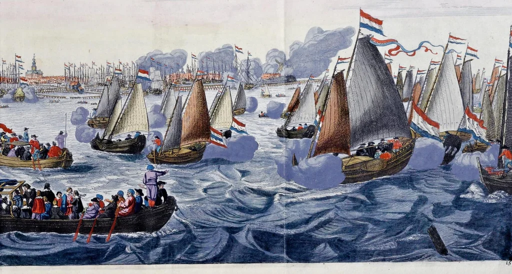 An illustration from Blyde inkomst der allerdoorluchtighste koninginne, Maria de Medicis, t' Amsterdam, 1639, leaf 144