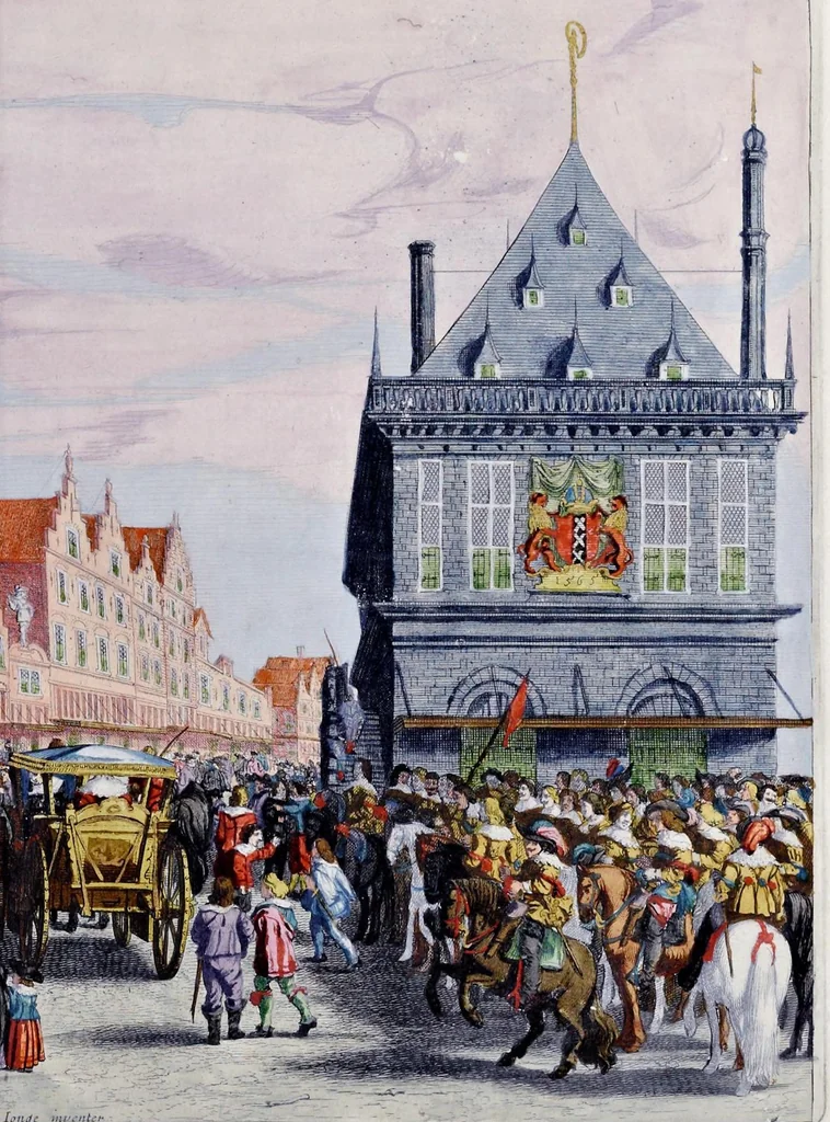 An illustration from Blyde inkomst der allerdoorluchtighste koninginne, Maria de Medicis, t' Amsterdam, 1639, leaf 156