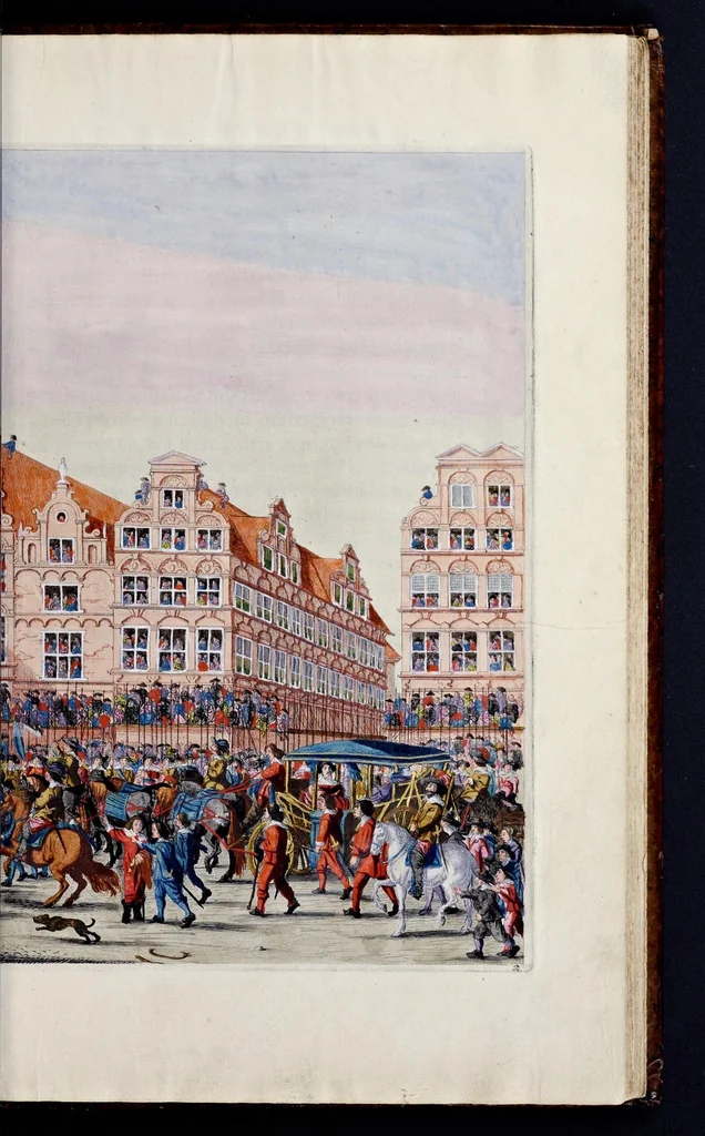 An illustration from Blyde inkomst der allerdoorluchtighste koninginne, Maria de Medicis, t' Amsterdam, 1639, leaf 44