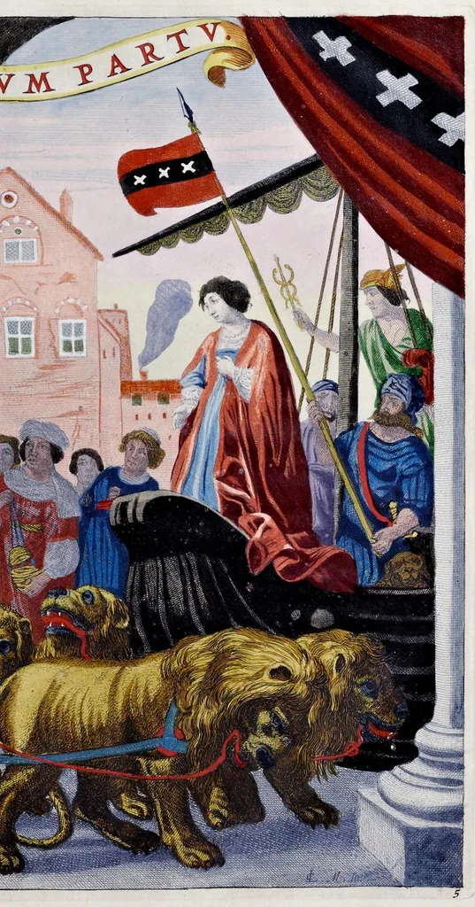 An illustration from Blyde inkomst der allerdoorluchtighste koninginne, Maria de Medicis, t' Amsterdam, 1639, leaf 68