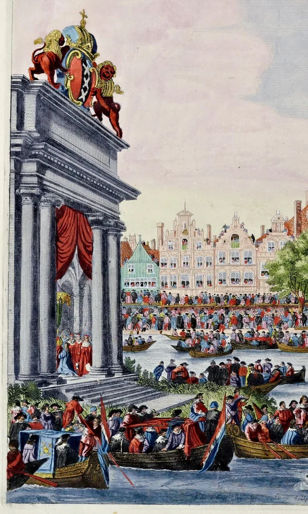 An illustration from Blyde inkomst der allerdoorluchtighste koninginne, Maria de Medicis, t' Amsterdam, 1639, leaf 95