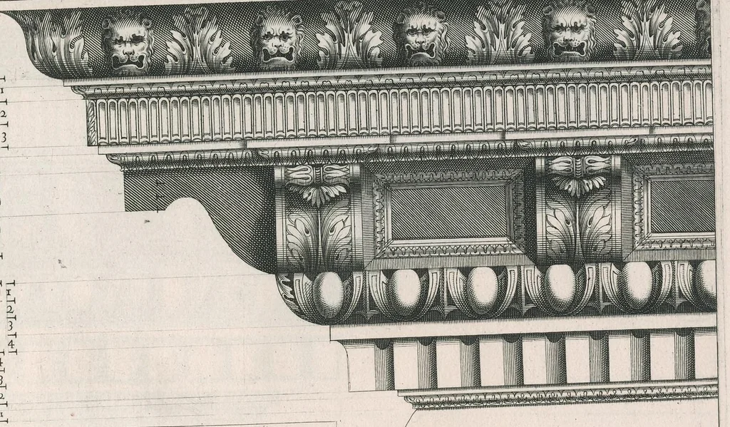 An illustration from Traitté de l'architecture svivant Vitruue, ou, Il est traitté cinq ordres de colomnes ..., 1648, leaf 72