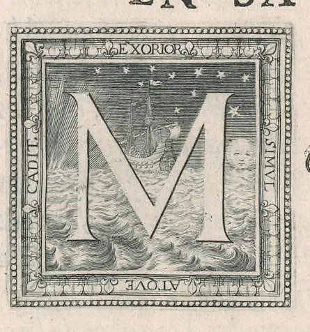 An illustration from Traitté de l'architecture svivant Vitruue, ou, Il est traitté cinq ordres de colomnes ..., 1648, leaf 8