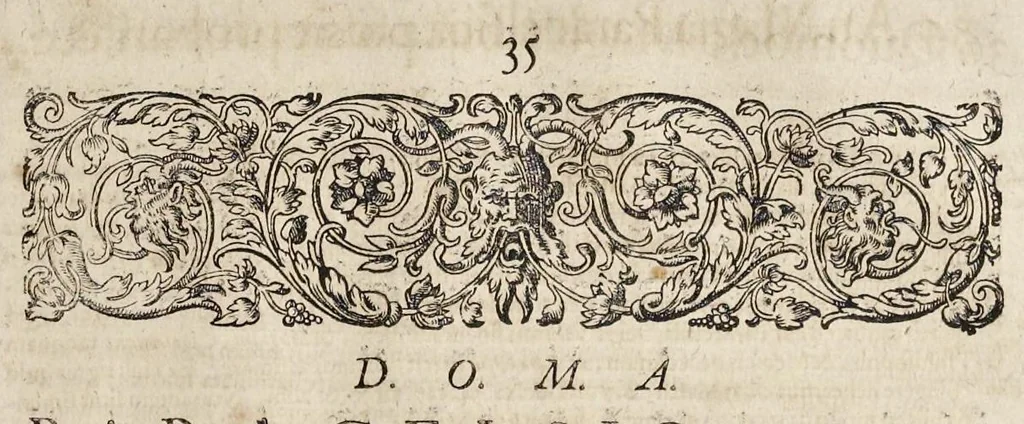 An illustration from Examen philosophiae novae, qvae veteri abrogandae opponitvr : in quo agitur de modo discendi nouo de veterum autoritate, de magia Paracelsi ex Crollio, de philosophia viuente ex Seuerino per Johannem Hartmannum, de philosophia harmonica magica Fraternitatis de Rosea Cruce, 1615, leaf 34