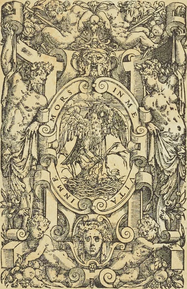 An illustration from Reigle generalle d'architectvre des cinq manieres de colonnes : à sçauoir, tuscane, dorique, ionique, corinthe, & cõposite : & enrichi de plusieurs autres, à exemple de l'antique, 1568, leaf 4
