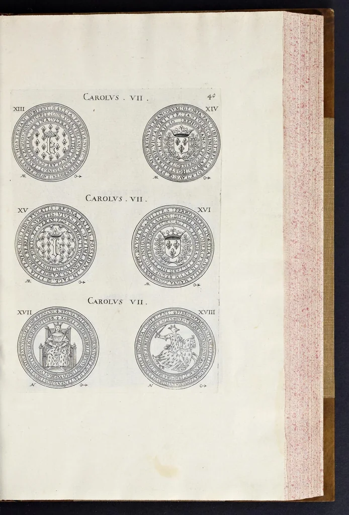 An illustration from Explication ov description sommaire des medailles contenvës en l'oevvre de la France metalliqve ..., 1636, leaf 486