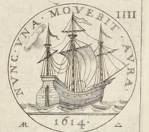 An illustration from Les familles de la France illvstrées par les monvmens des medailles anciennes et modernes : tirées des plus rares & curieux cabinets du royaume, sur les metaux d'or, d'argent & de bronze ..., 1636, leaf 262