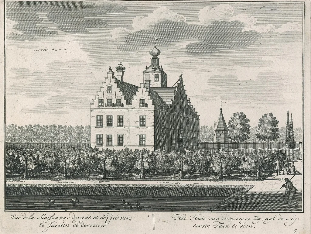 An illustration from La maison, jardins, & plantages de Zuylesteyn = Het huis, tuinen, en plantagien van Zuylesteyn, 1700, leaf 10