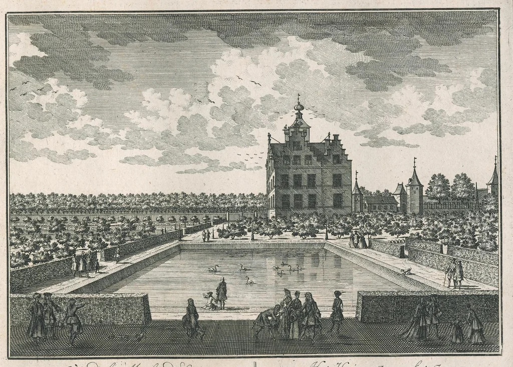 An illustration from La maison, jardins, & plantages de Zuylesteyn = Het huis, tuinen, en plantagien van Zuylesteyn, 1700, leaf 16