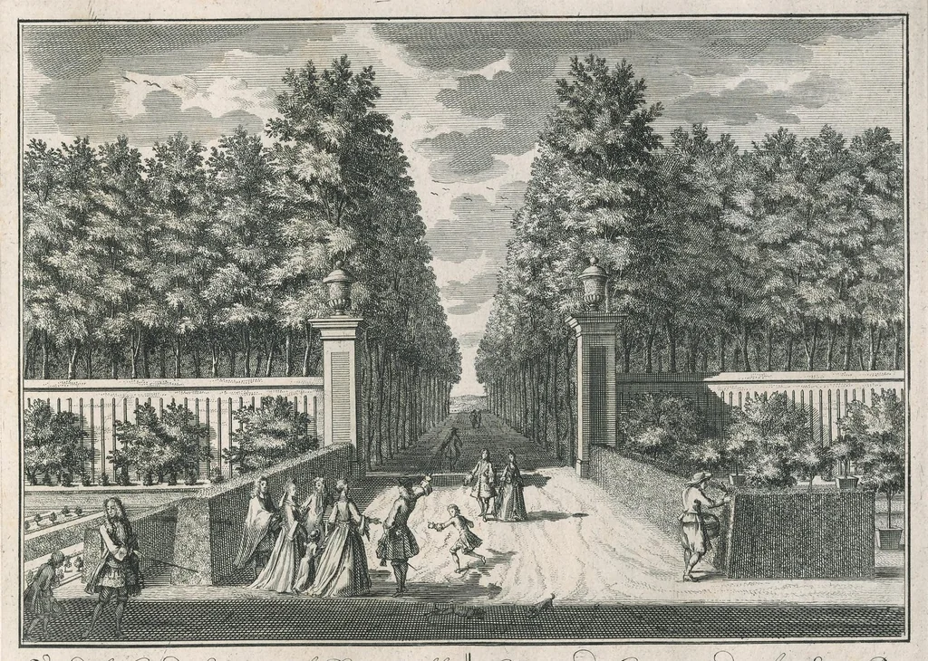 An illustration from La maison, jardins, & plantages de Zuylesteyn = Het huis, tuinen, en plantagien van Zuylesteyn, 1700, leaf 18