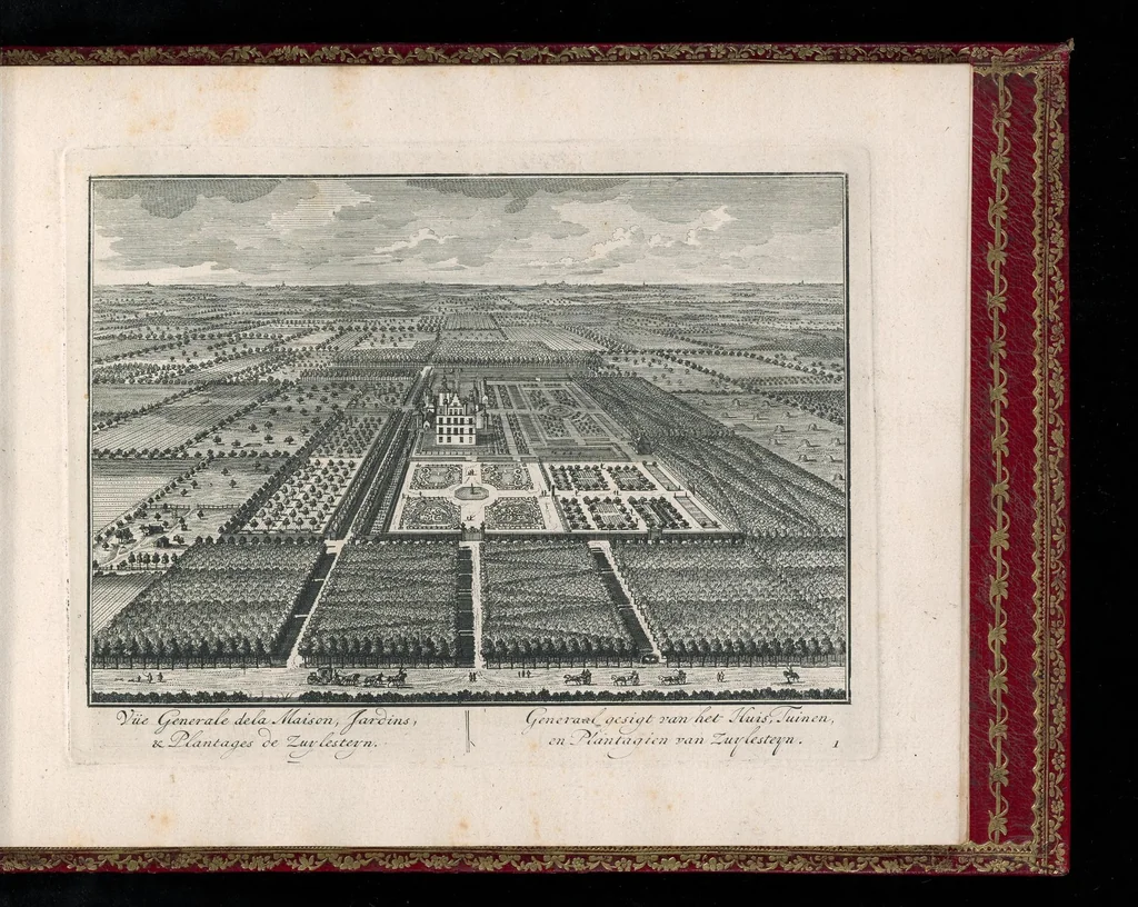 An illustration from La maison, jardins, & plantages de Zuylesteyn = Het huis, tuinen, en plantagien van Zuylesteyn, 1700, leaf 2