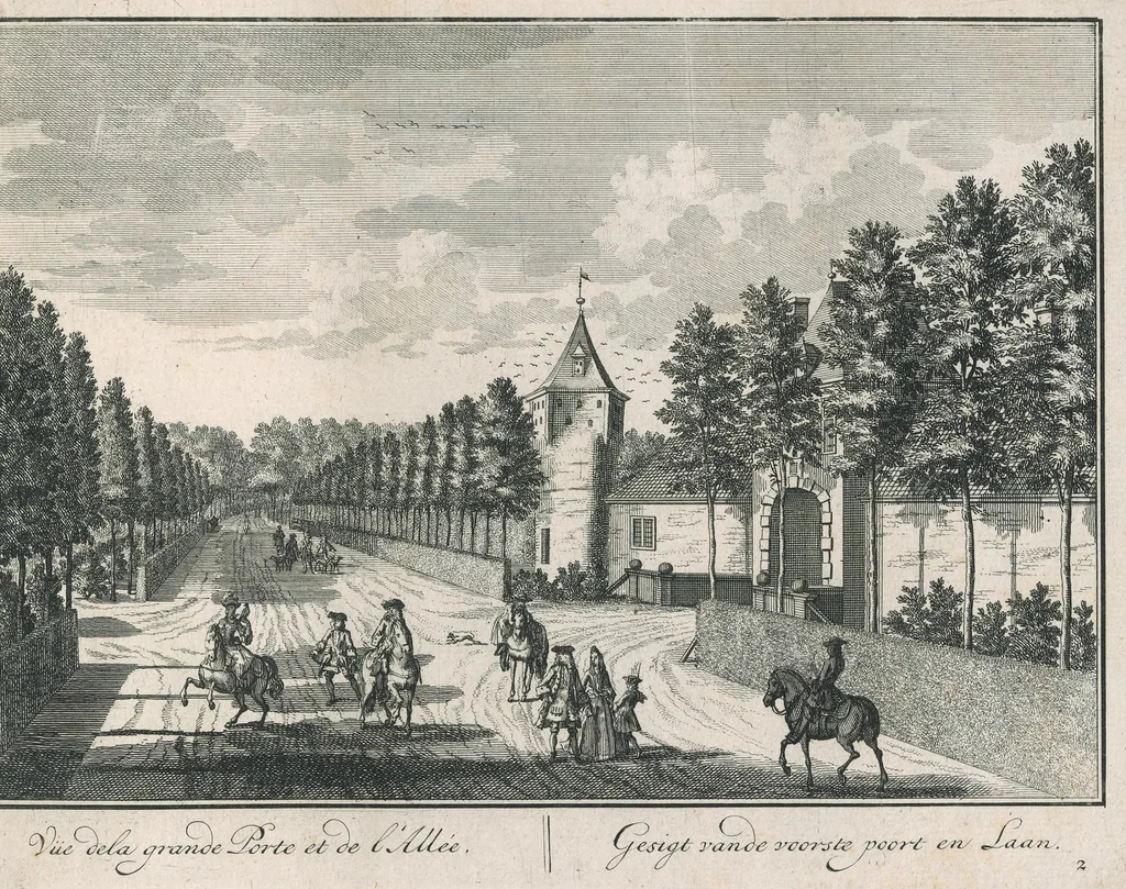 An illustration from La maison, jardins, & plantages de Zuylesteyn = Het huis, tuinen, en plantagien van Zuylesteyn, 1700, leaf 4
