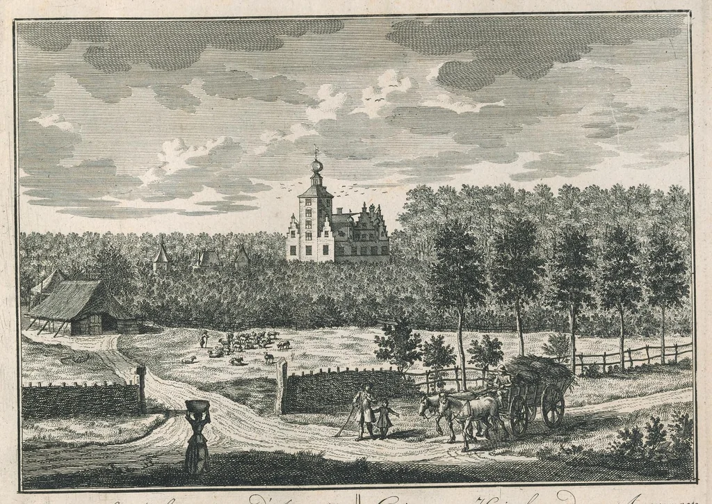 An illustration from La maison, jardins, & plantages de Zuylesteyn = Het huis, tuinen, en plantagien van Zuylesteyn, 1700, leaf 40