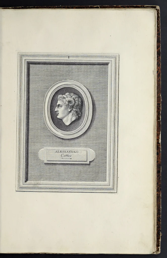 An illustration from Le gemme antiche di Anton-Maria Zanetti di Girolamo, 1750, leaf 180