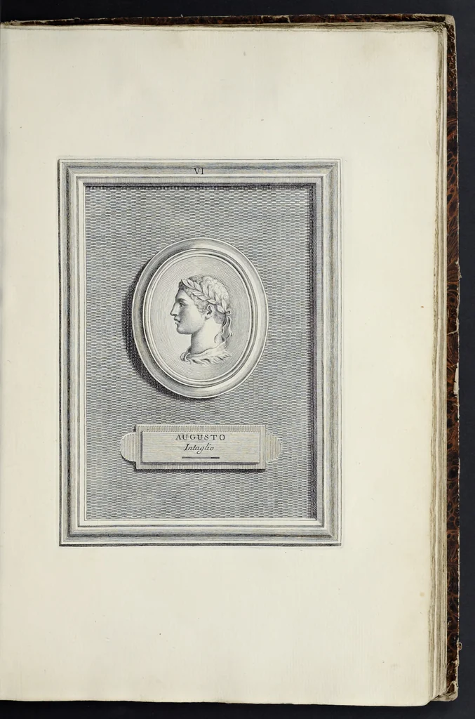 An illustration from Le gemme antiche di Anton-Maria Zanetti di Girolamo, 1750, leaf 190