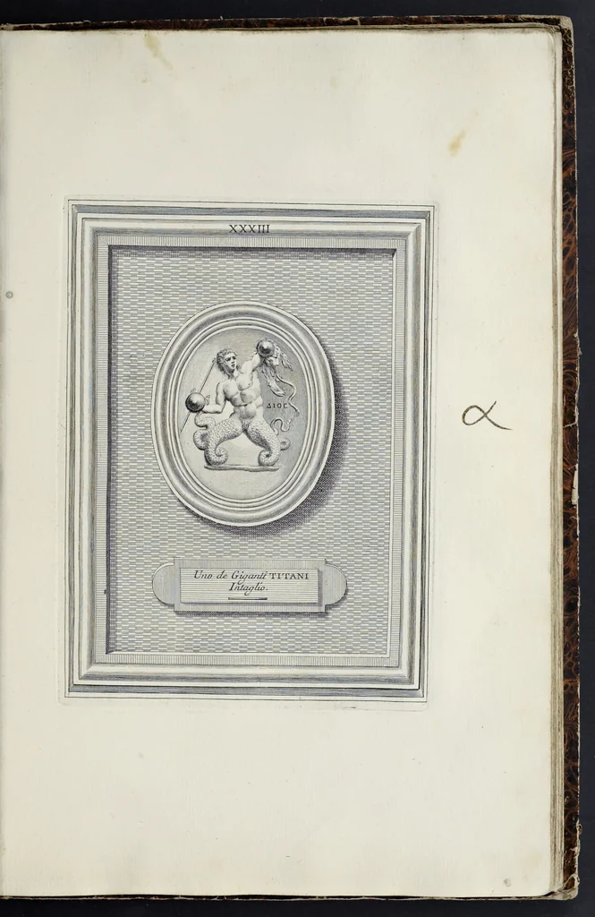 An illustration from Le gemme antiche di Anton-Maria Zanetti di Girolamo, 1750, leaf 242
