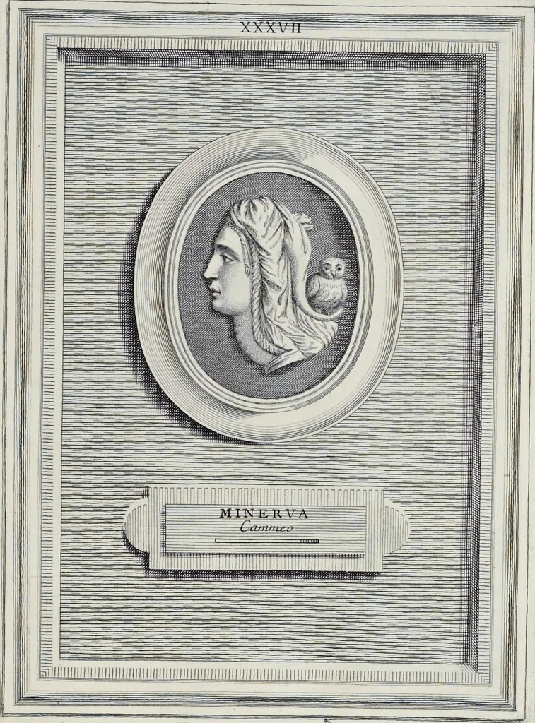 An illustration from Le gemme antiche di Anton-Maria Zanetti di Girolamo, 1750, leaf 250