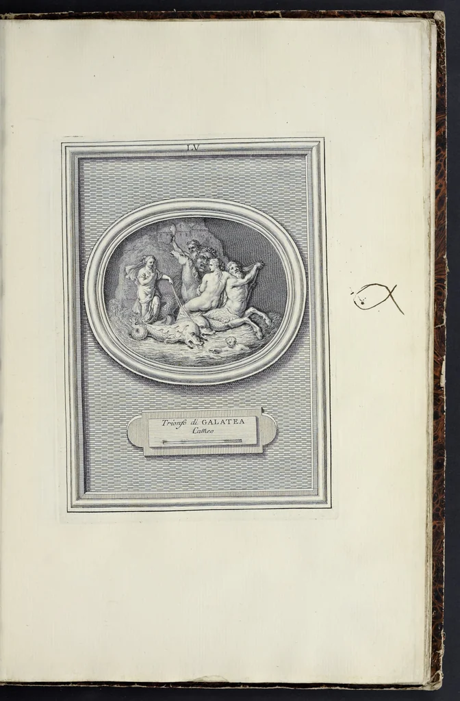 An illustration from Le gemme antiche di Anton-Maria Zanetti di Girolamo, 1750, leaf 286